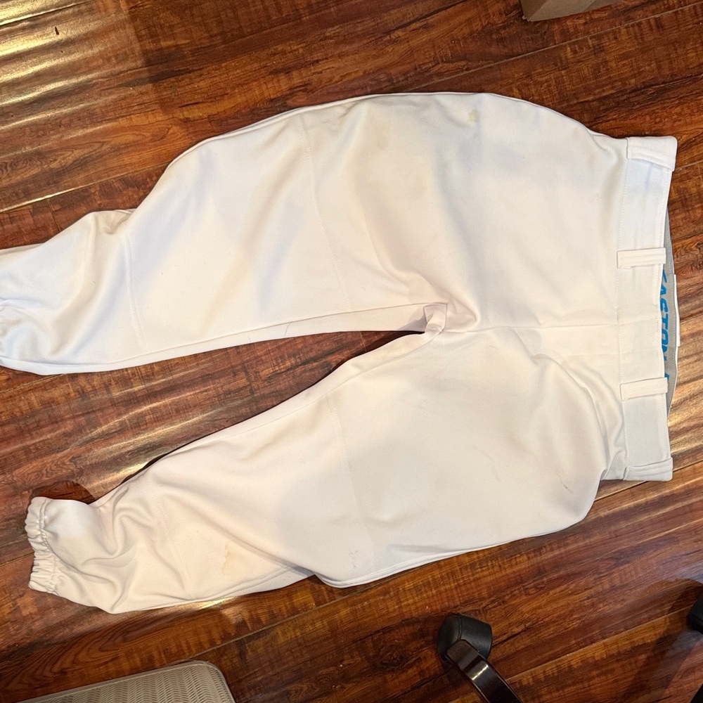 Easton White Baseball Pants